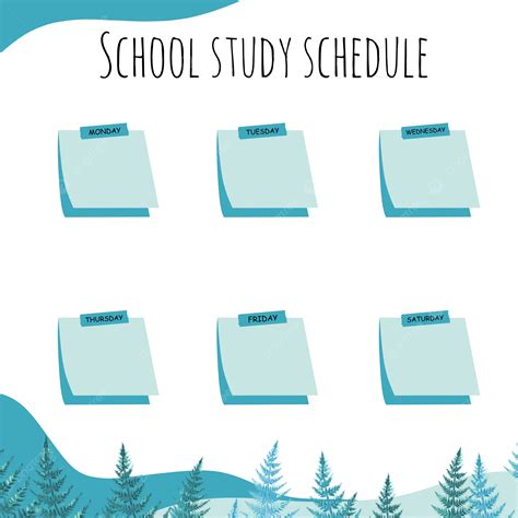 How to build a study schedule