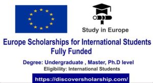 Scholarships for study in Europe